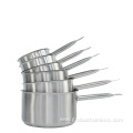 Stainless steel single-handle pan with large capacity